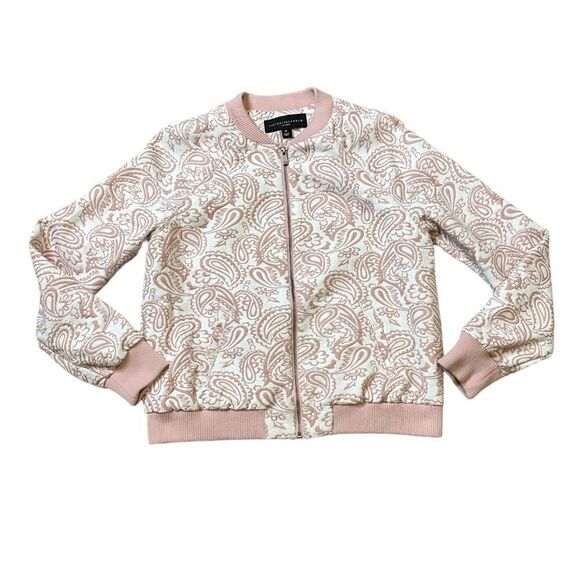 Victoria Beckham for Target Floral & Paisley Jacquard Bomber Jacket Medium - Picture 1 of 15